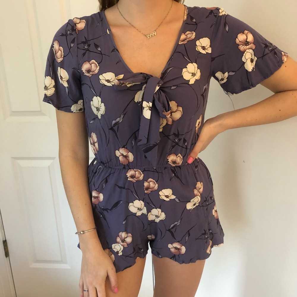 Purple romper